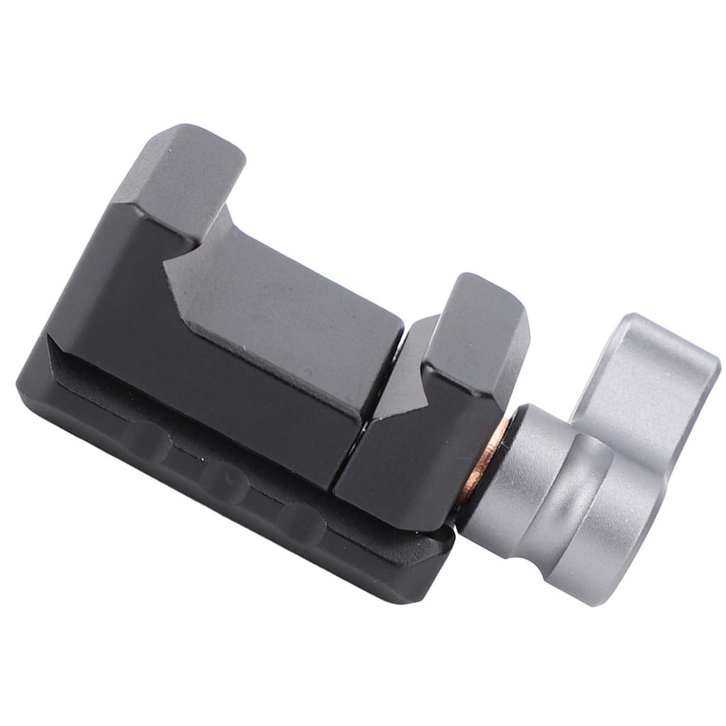 Quick Release Rail Clamp Aluminum Camera Cage Rail Clamp Adapter with 1 4 3 8 Inch Screw Holes for Camera Display