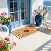 Heart Envelope Valentine Door Mat Non-Slip Indoor Outdoor Welcome Rug Front Door Entryway Decor for Holiday Season Home Balcony