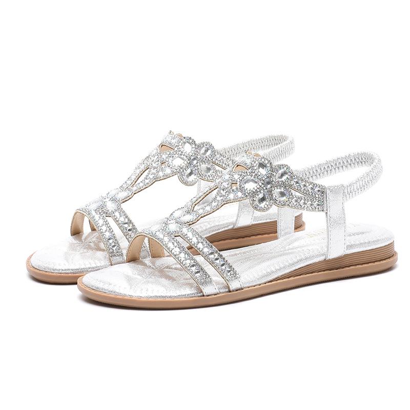 2025 Summer Women's Casual Flat Heel Sandals – New Ladies' Cross-Border Style