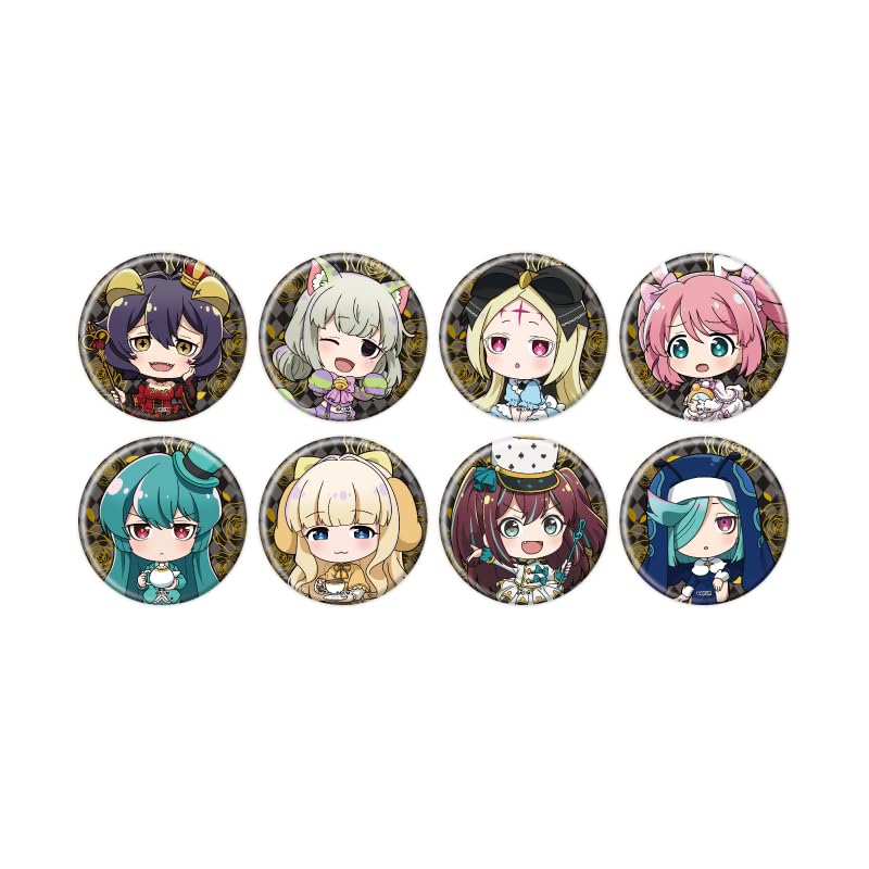 

Longing for a Magical Girl 03 Alice in Wonderland ver. [Mini Character Illustration] Can Badge 8-piece BOX