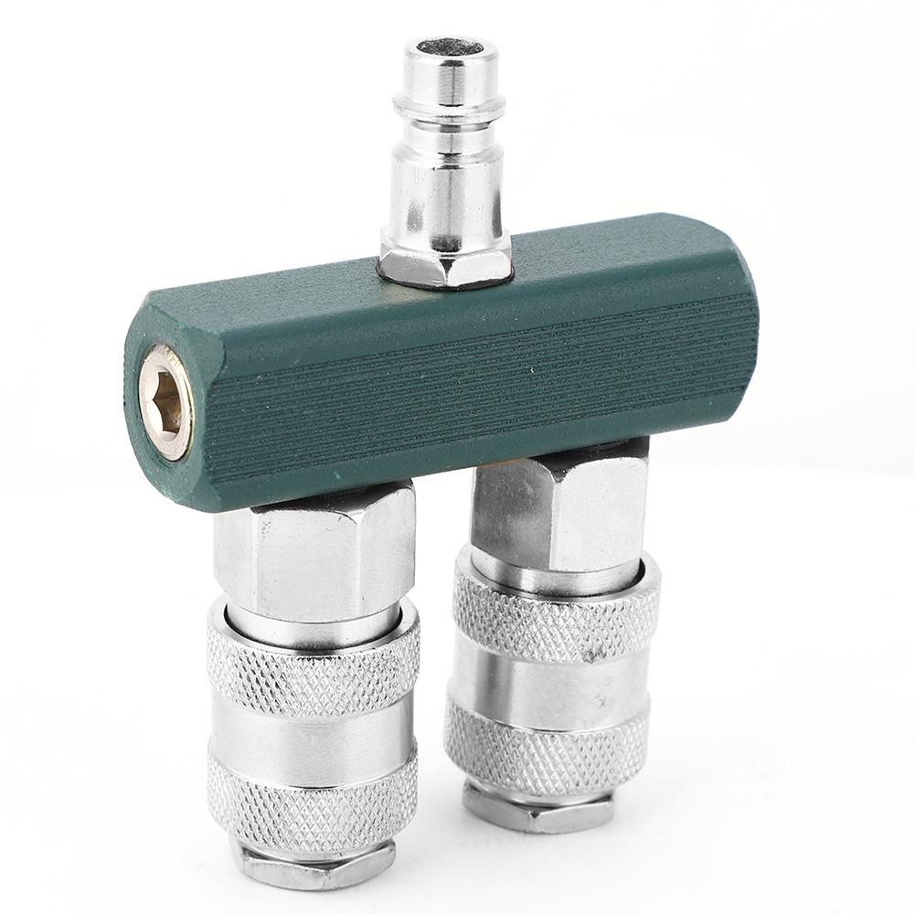 1 4 Inch Straight Two Way American Quick Connector Adjustable Valve Male Female Connector