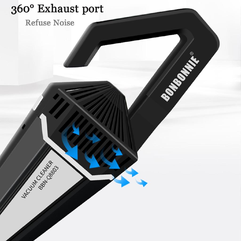 5000Pa 120W 12V Cordless Handheld Rechargeable Portable Vacuum Cleaner Car Wet Dry Powerful Vaccum Cleaner For Home Car Cleaning