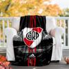 Club Atlético River Plate printed throw blanket—soft,warm;versatile blanket for all seasons—perfect as &air-conditioning throw,nap blanket