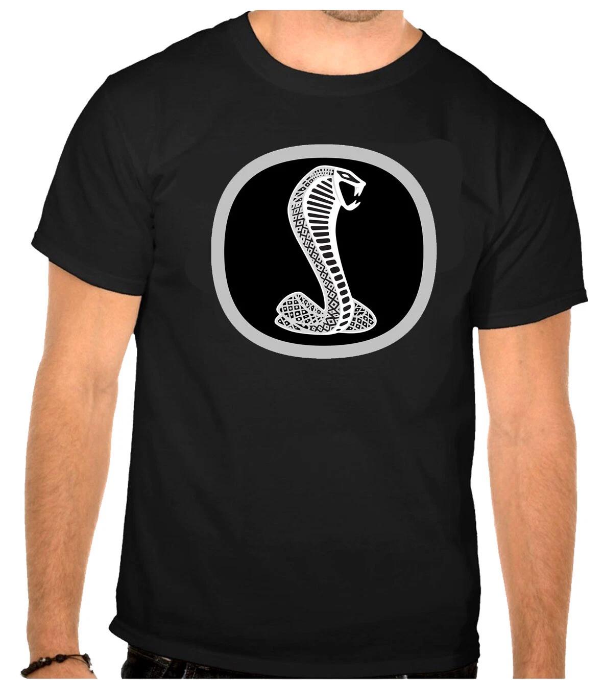 

Mustang Ford Cobra Shelby Black T-shirt -590- 2XL