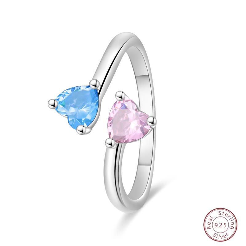 New 925 Silver Open Ring Hollow Rose Infinite Love Simple Ring Women Wedding Engagement Party Jewelry Gift