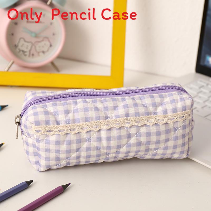 Student Pencil Case With Large Capacity And Durable Polyester Fabric For School Supplies Storage