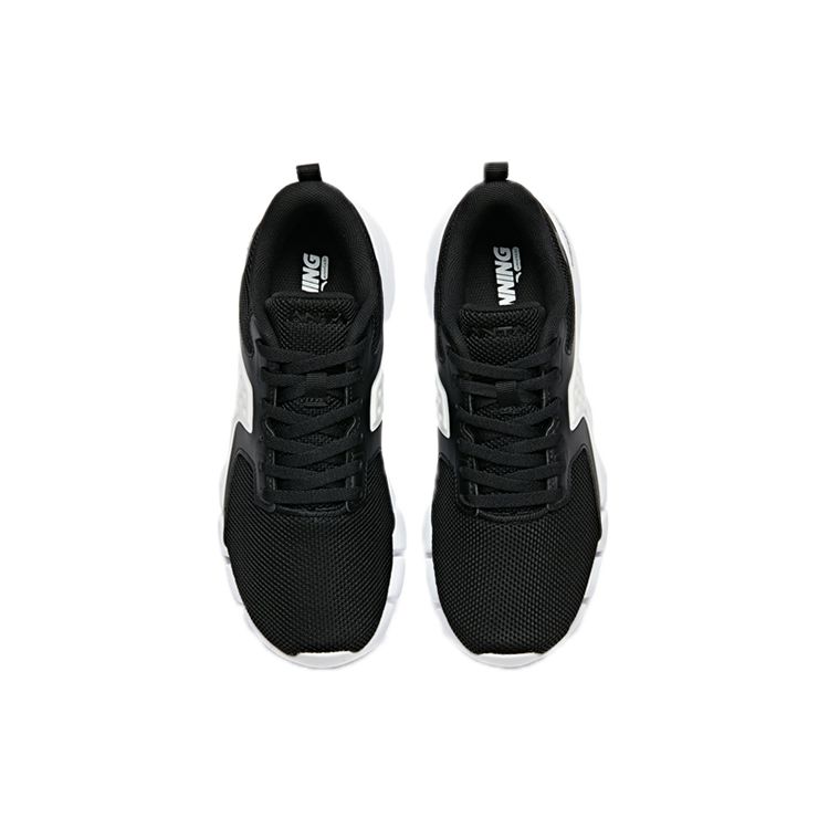 Anta Comfortable Breathable Running Shoes Women Sneakers Black White 12845556-1