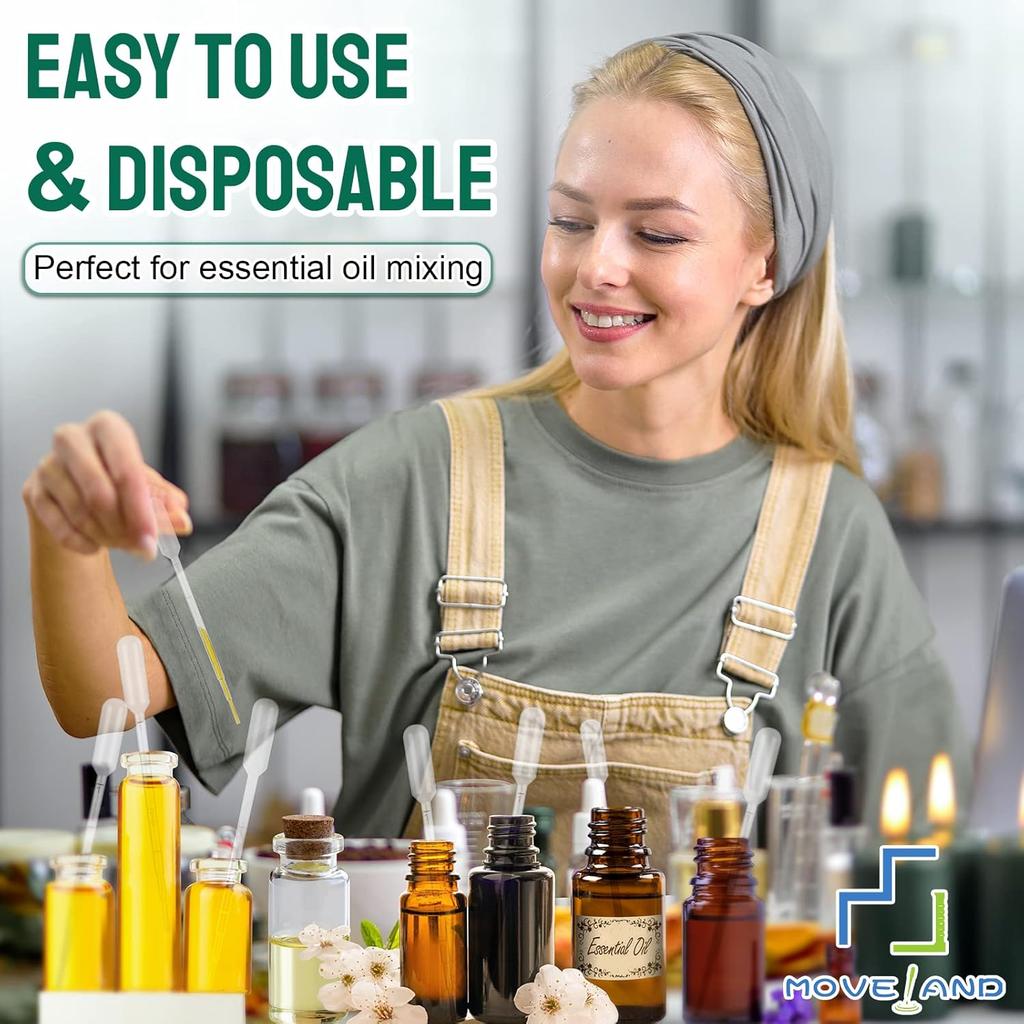 100pcs/lot Plastic Disposable Graduated Containers Lab Pipettes 1ml 2ml 3ml 5ml Liquid Burette Straws Cosmetic Tools