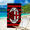 Milan Football club Printed Beach Towel, Super Soft Microfiber, Perfect Gift Birthday, for Pool, Beach, Travel, for family and friends