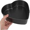 Heart-Shaped Nonstick Cake Pan Carbon Steel Locking Springform For Even Baking Oven-Safe Easy Handling For Dessert Bakers