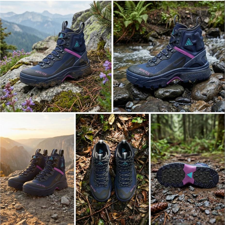 Nike ACG Air Zoom Gaiadome Gore-Tex 'Obsidian Anthracite Hyper Violet' Men's DD2858-401