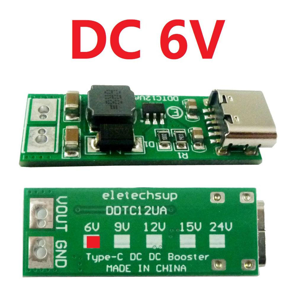 9W Mini Type-C USB DC 1V to 6V 9V 11V 11V 11V DC DC Boost Converter Step-up Module PWM PFM Voltage Regulator Board