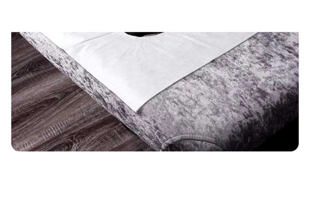 Disposable Beauty Salon Massage Bed Towels with Face Cradle Hole