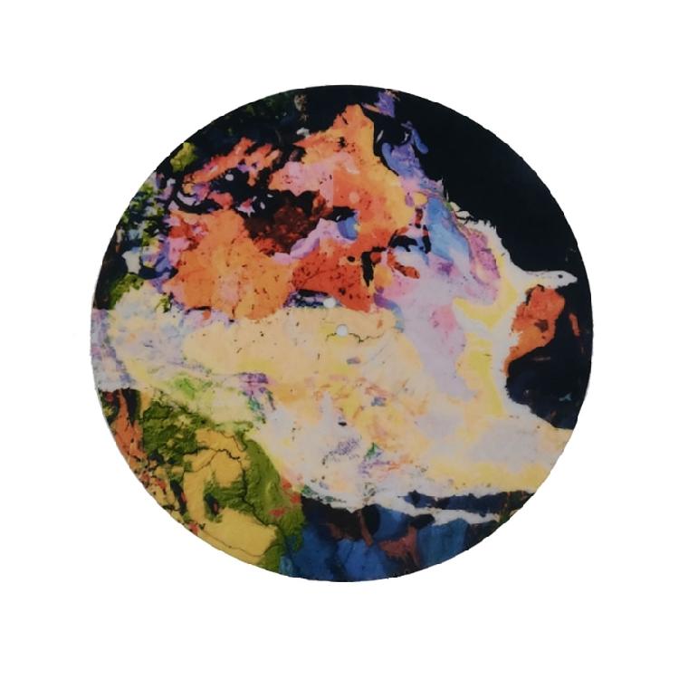 

12 in 295mm Thick Anti-Static Felt Platter Turntable Mat Anti-Vibration Slipmat 1