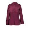 2025 Summer Women's Lapel Long-Sleeve Casual Two-Piece Suit: Solid Color Jacket & Straight Pants