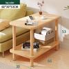 Kompaktowy stolik kawowy: Minimalistyczny stolik boczny do okien wykuszowych, Mini stolik do tatami, na balkon lub do sypialni. Idealne do wynajmowanych przestrzeni.