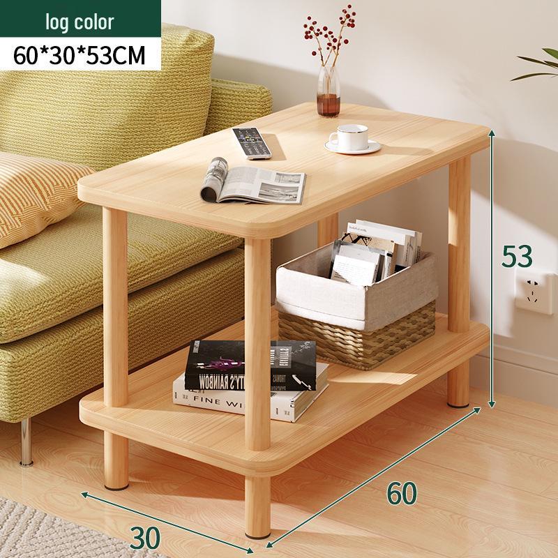 Kompaktowy stolik kawowy: Minimalistyczny stolik boczny do okien wykuszowych, Mini stolik do tatami, na balkon lub do sypialni. Idealne do wynajmowanych przestrzeni.