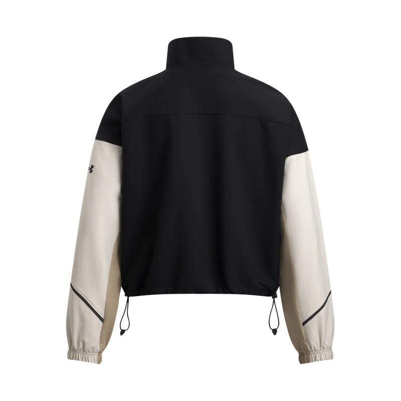 Under Armour Unstoppable Short Comfortable Minimalist Color Block Warm Jacket Women jackets Black 1374889-004