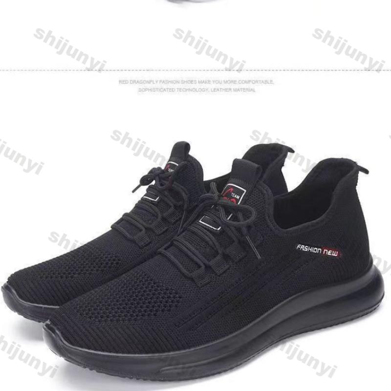 Fashion Men Shoes 2025 Spring Autumn New Lightweight Comfortable Soft Sole Fly Weave Casual Shoes Breathable Mesh Non Slip Running Shoes