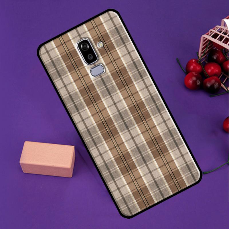 Brown Plaid For Samsung Galaxy M35 M55 M15 M56 M36 M16 M31 M11 M13 M53 M12 M32 M52 M14 M34 M54 M06 Case