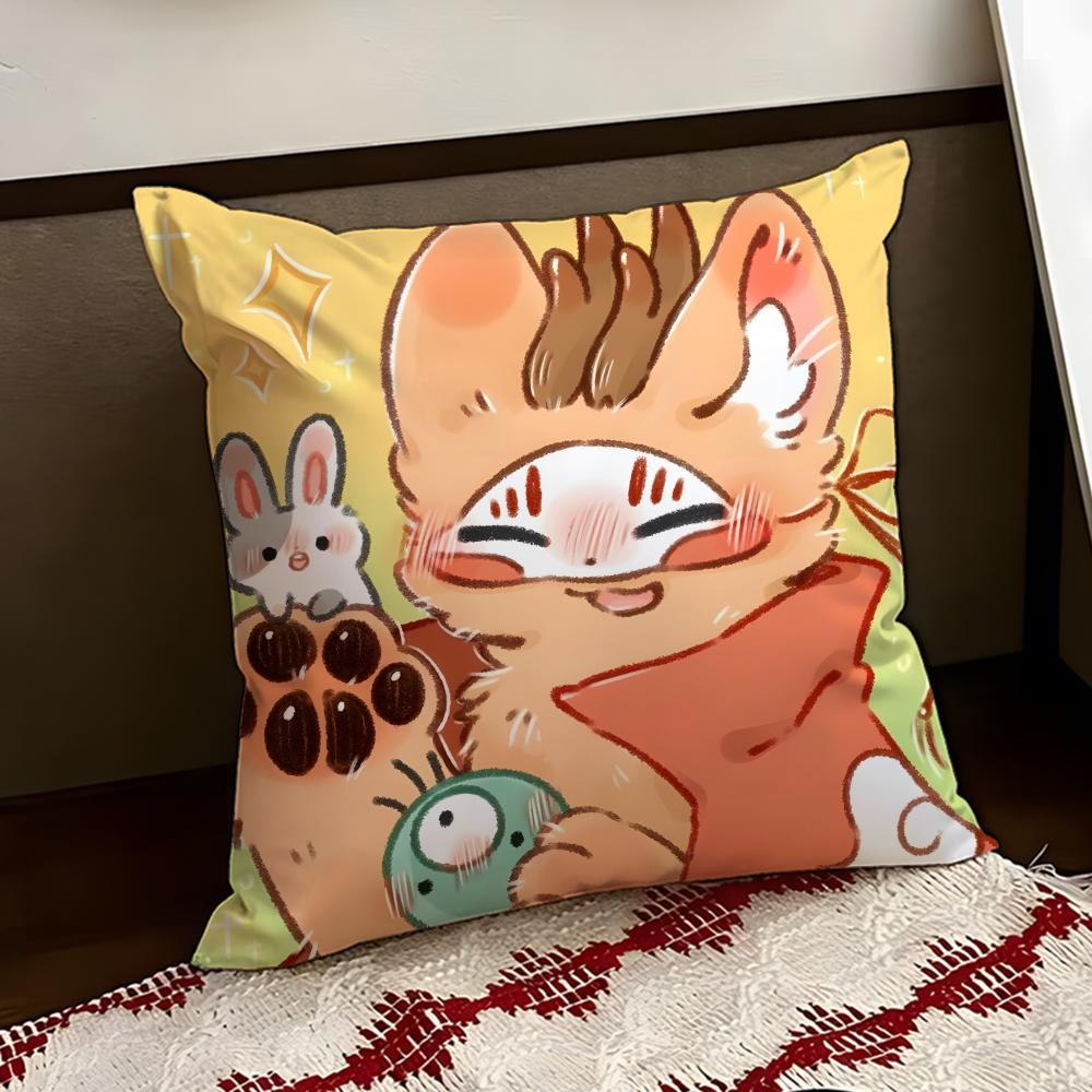 Cute You Shou Yan Cushion Cover Reversible Soft Durable Pillow Cover Home  Car MultiScene Use for Daily Comfort