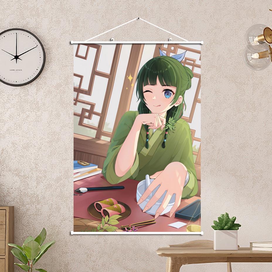 Anime Dívka lékárníka Závěsný svitek Dekorativní malba 60x90cm