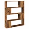 Bookshelf Room Divider Rustic Wood Look 100 x 24 x 124.5 cm