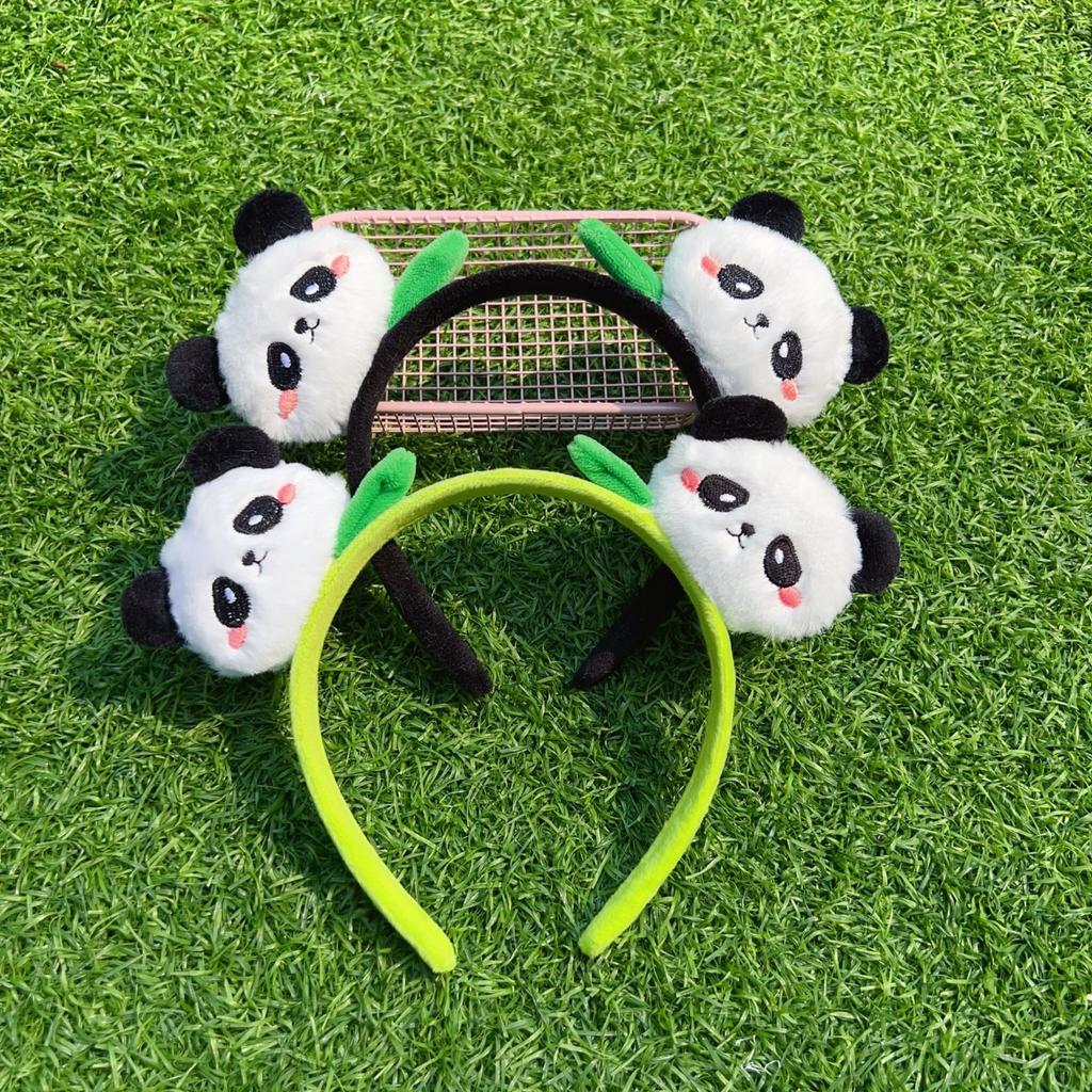 Universal giant panda hair band three-dimensional panda hair accessories doll hair pin face washing sweet panda hair pin
