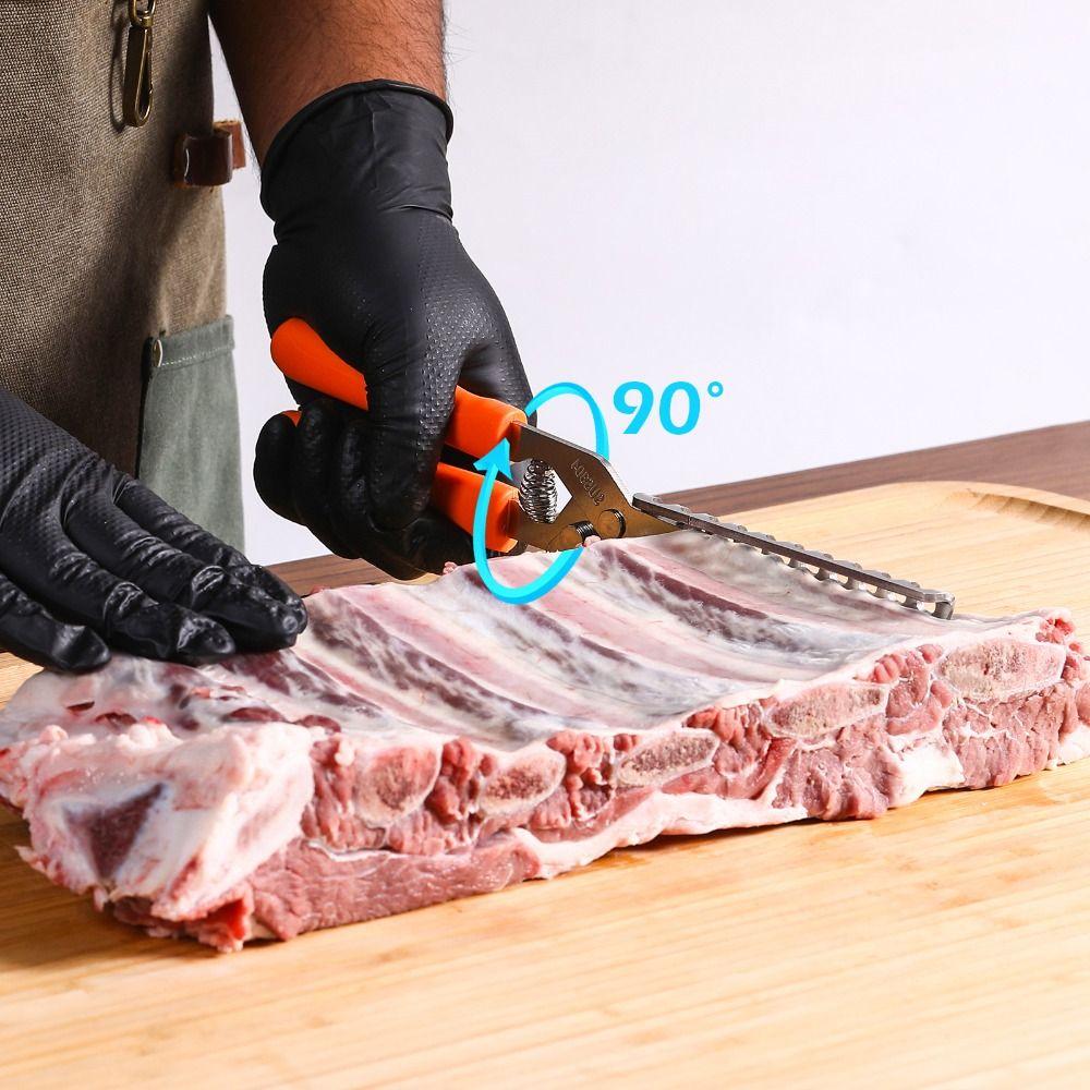 304 Stainless Steel Rib Membrane Remover Ergonomic Universal Rib Prep Tool Multi-functional Barbecue Tool Set Kitchen Gadgets