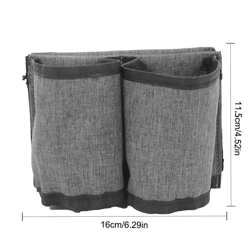 Luggage Handle Water Bottle Holder Bag Dual Cup Storage Pouch Adjustable Drawstring Drink Carrier For Travel Suitcase Use