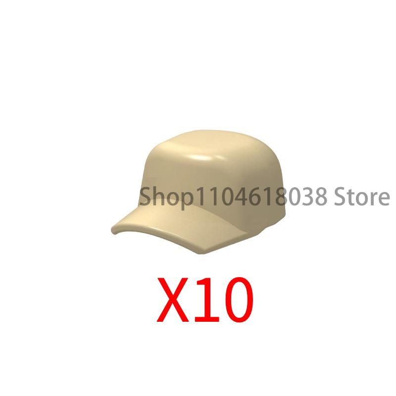 MOC Medieval Soldier Building Blocks King Beard Military Helmet Scarf Goggles Belt Cowboy Hat Duck Cap Mini Toys Bricks Gifts