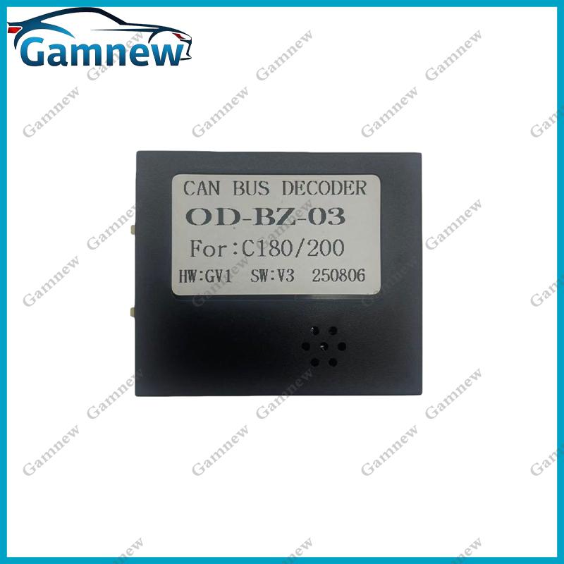 Gamnew Car 16PIN Android Wire Harness Adapter Canbus Box Decoder For Benz C Class C180 C200 W204 S204 2007-2011