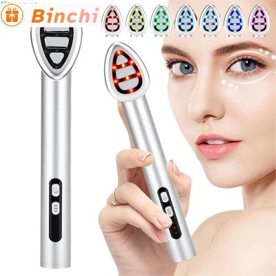 Massageador de Olhos Microcorrente 7 Cores Vibração Elétrica Anti-Rugas Anti-Envelhecimento Massagem Ocular Remoção de Olheiras SPA Cuidados com a Pele Beleza