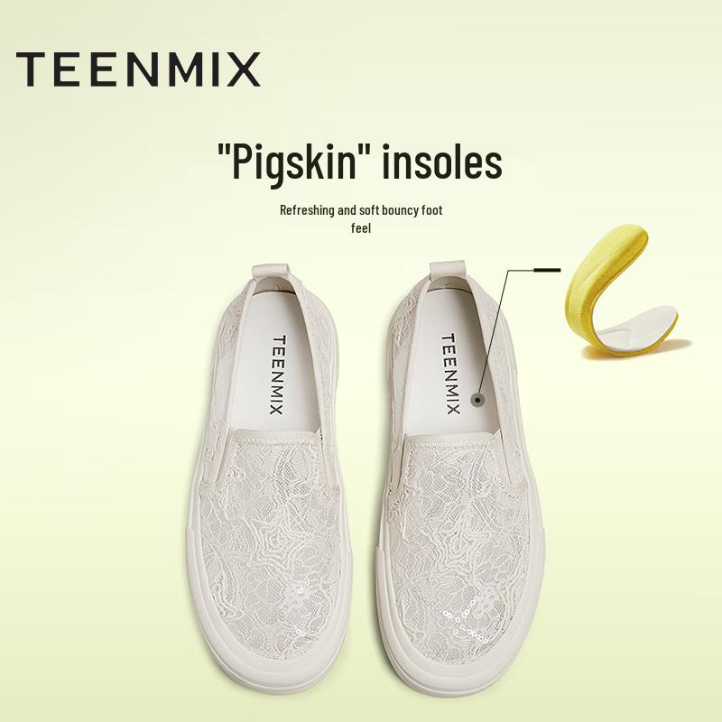 Teenmix Women s Slip-On Espadrille Platform Casual Shoes 36