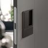Design Senza Maniglia Serratura Magnetica per Porte Finitura Nera Maniglia a Incasso Porte Interne