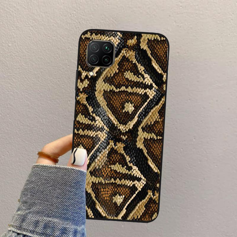Ormskinnsmönster För Huawei Nova 10 9 SE 8i 11i 12i 12s Y60 Y61 Y70 Y90 Y72 Y73 Y91 P60 Pro P40 P30 Lite Fodral