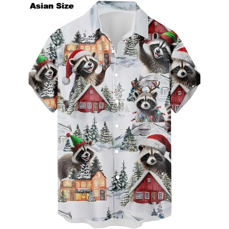 

Cartoon Animal Graphic Men s Funny Shirt 3D Print Quick Dry Short-sleeved Tops Casual Men Clothes Summer Street Fashion Shirts S