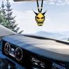 1Pc Hannya Helmet Japanese Oni Charm Hanging Pendant Samurai Car Accessories Auto Ornament Rear View Mirror