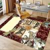 1PC cat flowers Carpet Office Rug Mat Home Decor Area Carpet Festival Gift Office desk chair carpet Longlasting Material