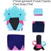 Helluva Hazbin Hotel Boss Cosplay Costume Spandex Material Outfit Performance