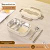 ZISIZ 304 Stainless Steel Insulated Lunch Box with Food Separation