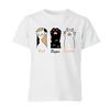 Pierre Papier Ciseaux Chat T-shirt Unisexe Enfant Chat Drôle Papa Maman Animal T-shirt Cadeau