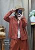 Autumn New Arrival: Women's Retro Floral Loose Knit Cardigan - Artistic Casual Long Sleeve Round Neck Top