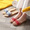 1 Pair Linen Slippers - Breathable, Sweat Absorbent, Non-Slip EVA Sole for Indoor House Shoes, Casual All-Season Wear