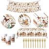 Horse Party Tableware Set Horse Party Plates Horse Paper Plates Birthday Party Tableware for Western Party Decorations