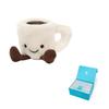 JELLYCAT Fun Items Series Jellycat Character Coffee Cup Doll Plush Doll 10cm High