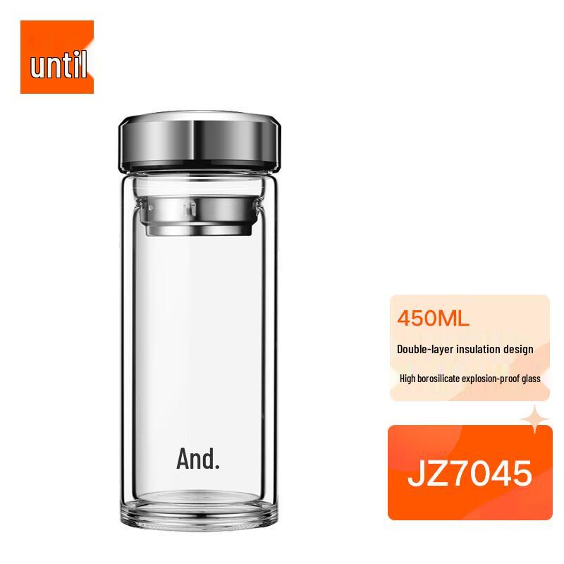 

JIZHI JZ Insulated Double-Layer Glass Cup