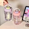 570/700ml Cute Water Bottle Sport Tumbler For Girls Kids Plastic Aesthetic Ice Hot Coffee Tea Juice Cup School Drinking Bottle