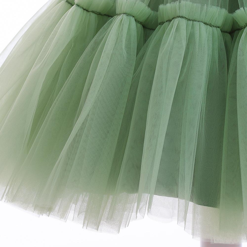 Baby Girls Ruffles Party Dress Elegant 3 8 Year Fluffy Evening Princess Birthday Kids Dresses For Girl Wedding Children Costume