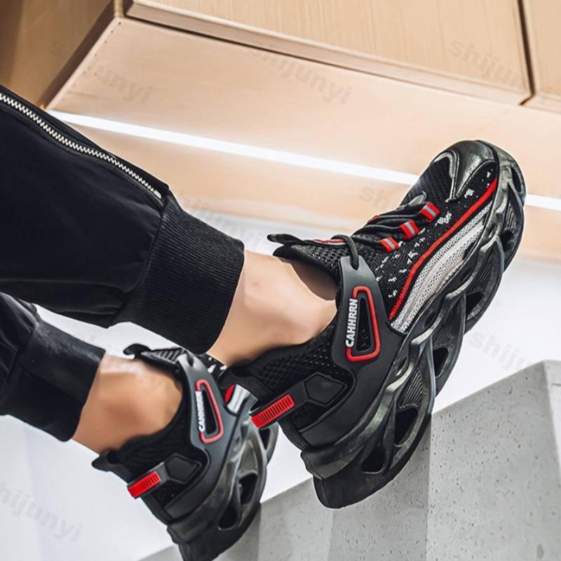 Fashion 2025 Fashion Trend Men's Casual Shoes Summer New Mesh Breathable Comfortable Versatile Thick Soled Shoes Low Top Chunky sneakers